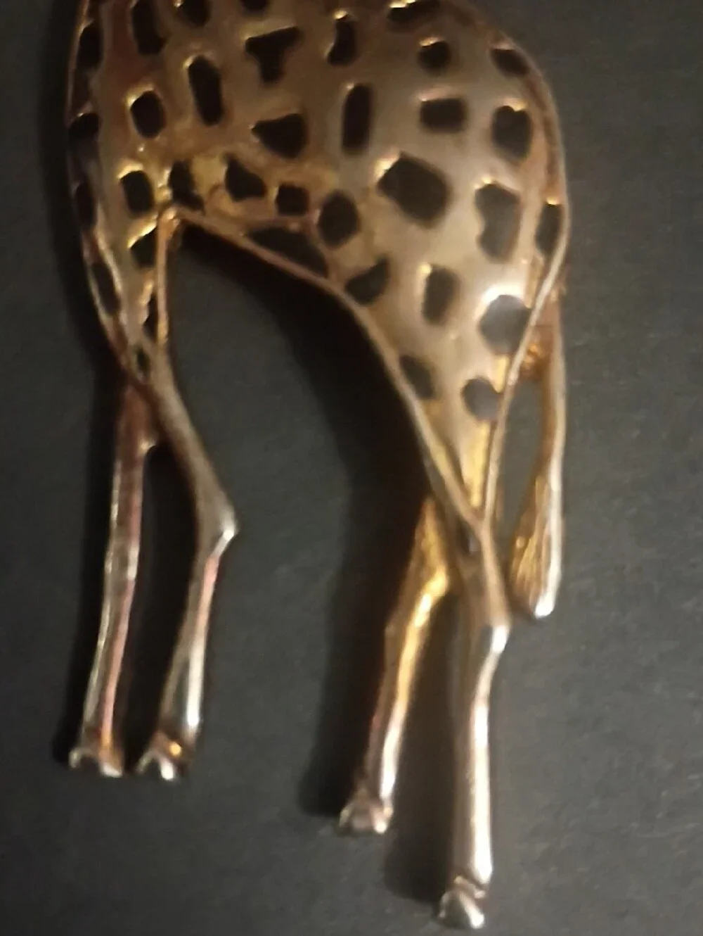 Vintage Giraffe Brooch Estate